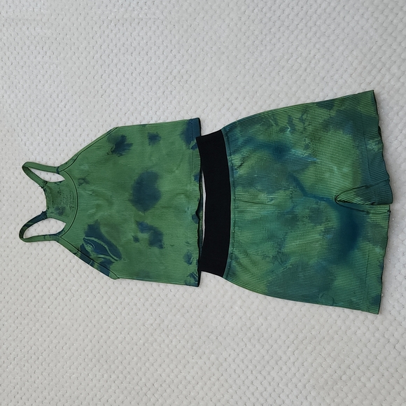Nwot Free People Movement Happiness Runs Custom Tie Dye Set - Picture 1 of 14